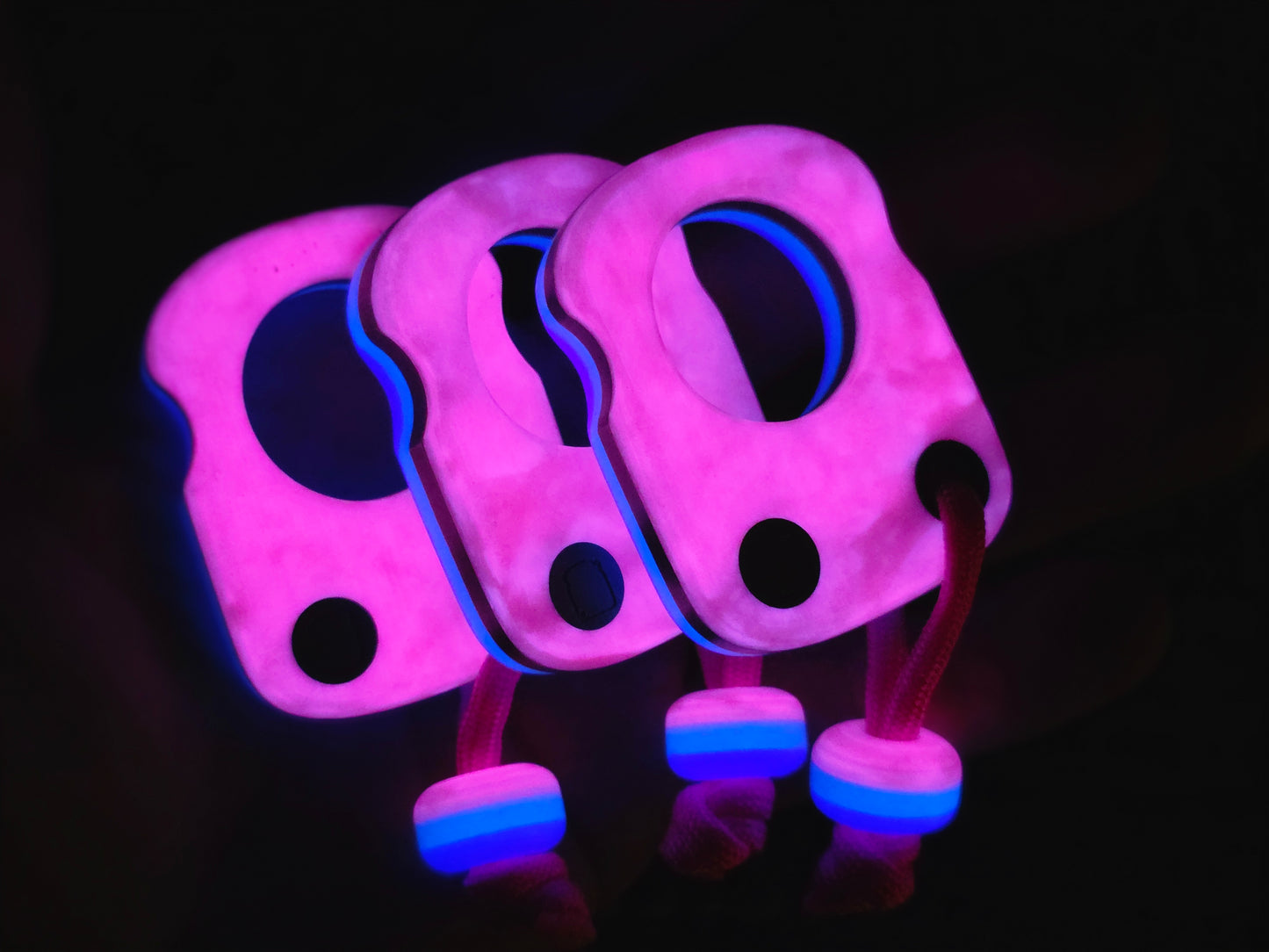 Confused Flamingo in a Neon Nightclub