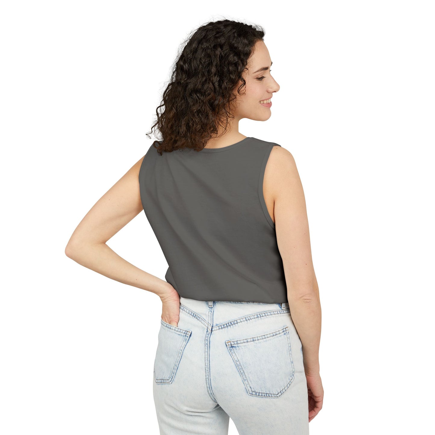 Camping Night Tent Tank Top — Retro Outdoor Adventure Graphic